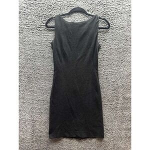 M.M. LaFleur Lydia Fitted‎ Sleeveless Twist Strap Midi Dress Gray Womens Size 2